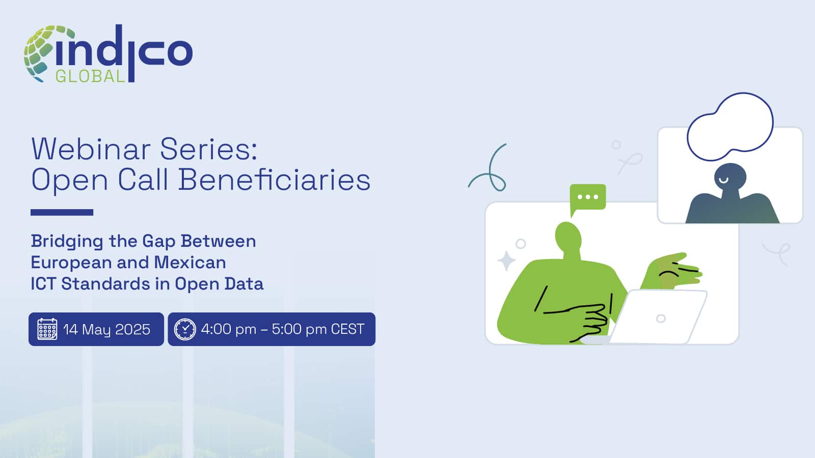 Indico Global Webinar Series card