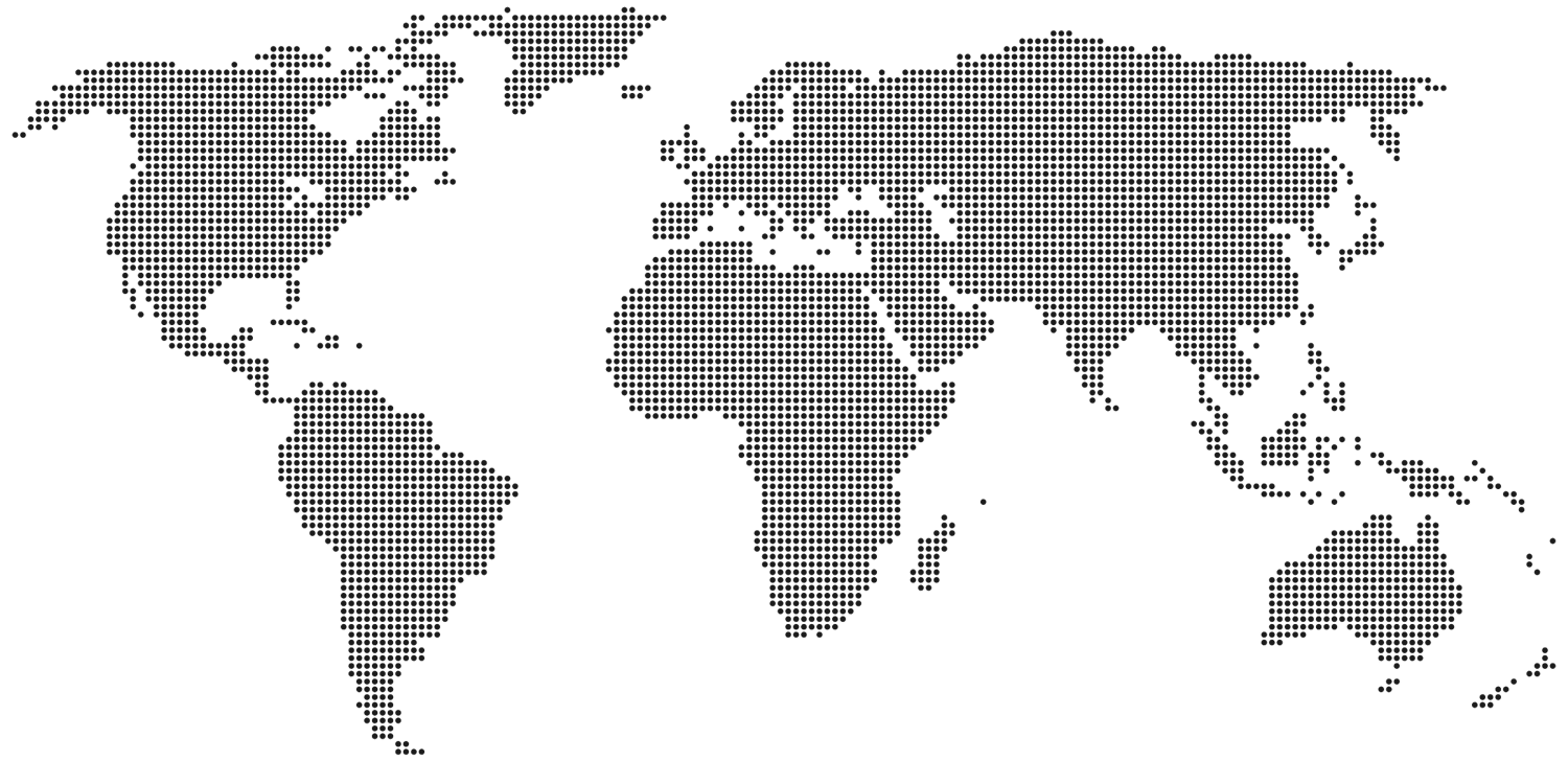 World map showing INDICO project locations