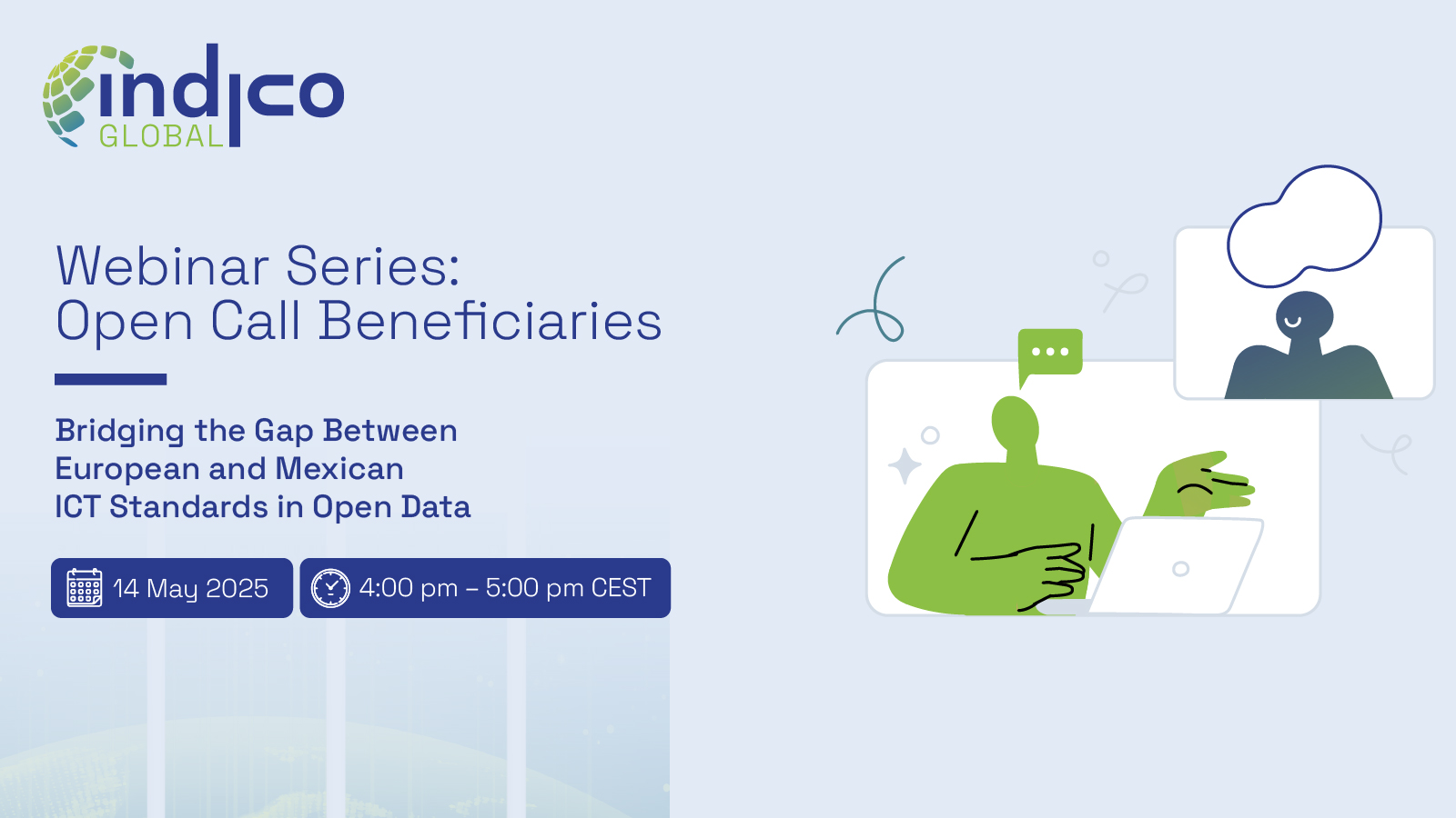 Indico Global Webinar Series card