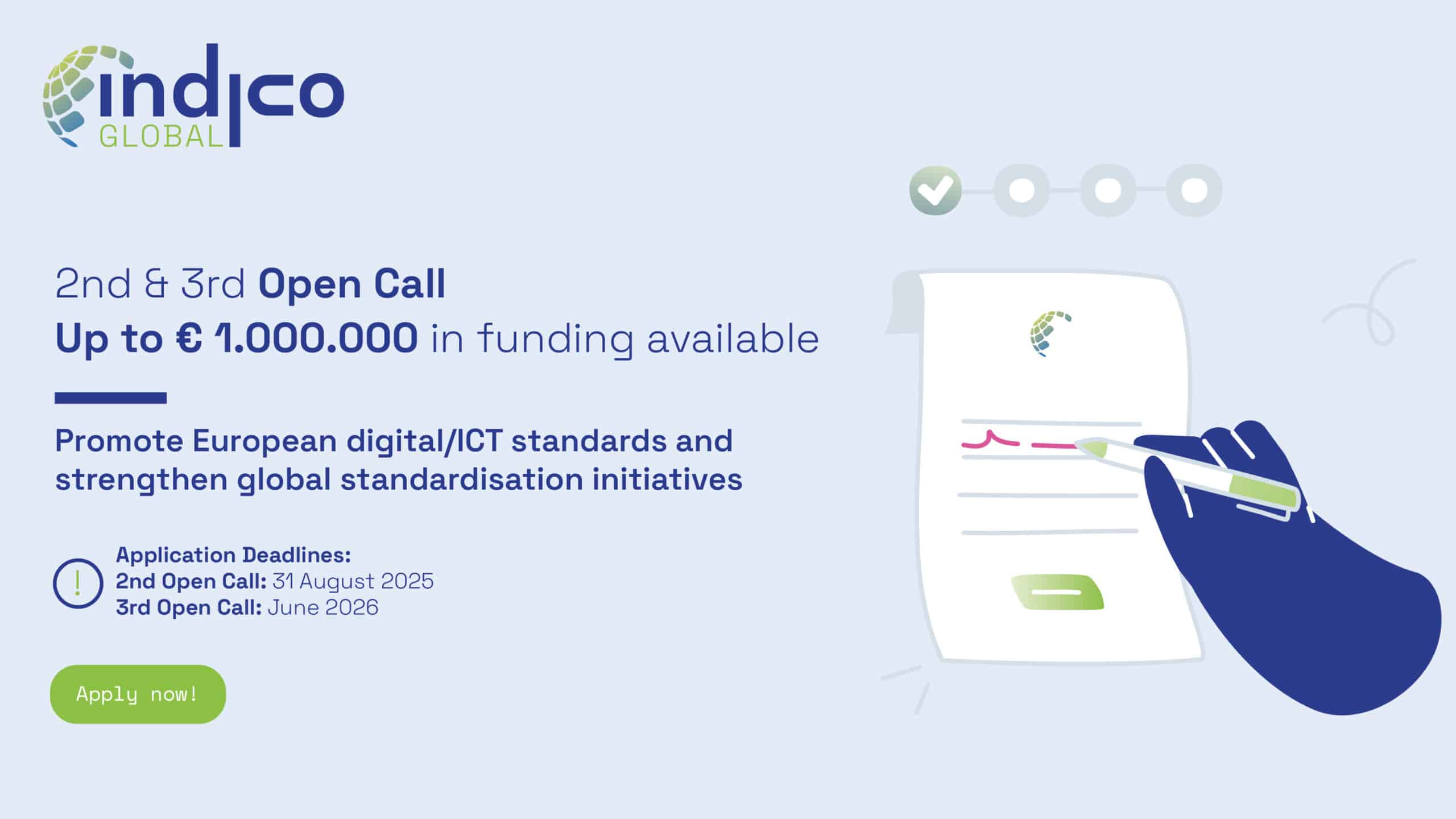 2nd and 3rd Open call promotional card