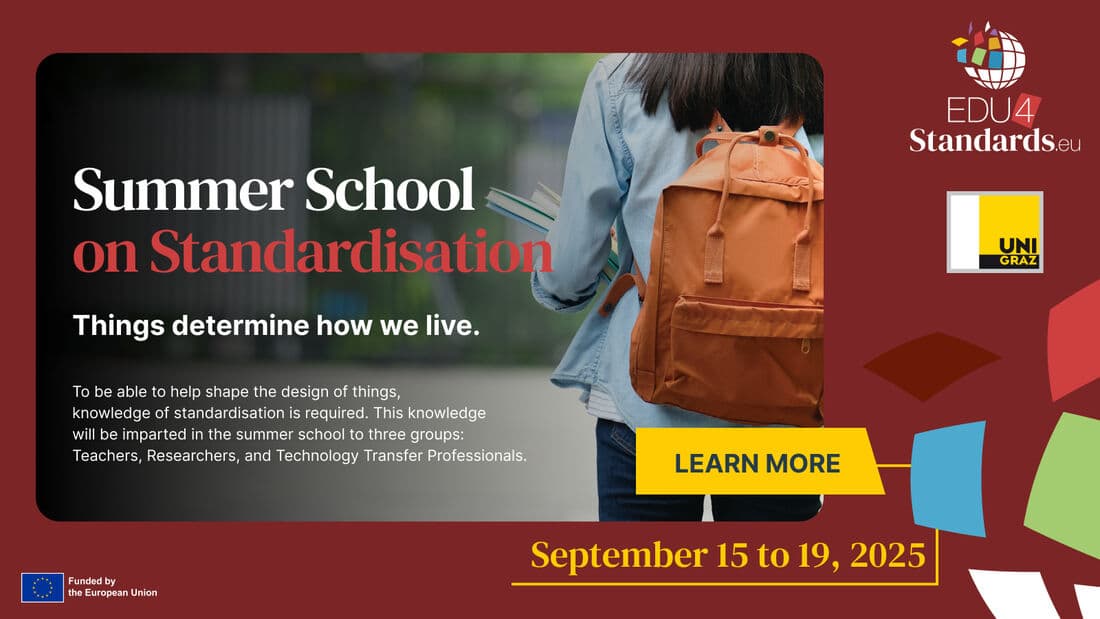 Summer School on Standardisation banner
